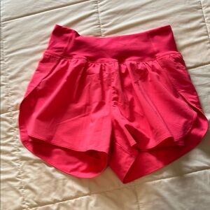 Under Armour Pink Athletic Shorts Moisture-Wicking Lightweight